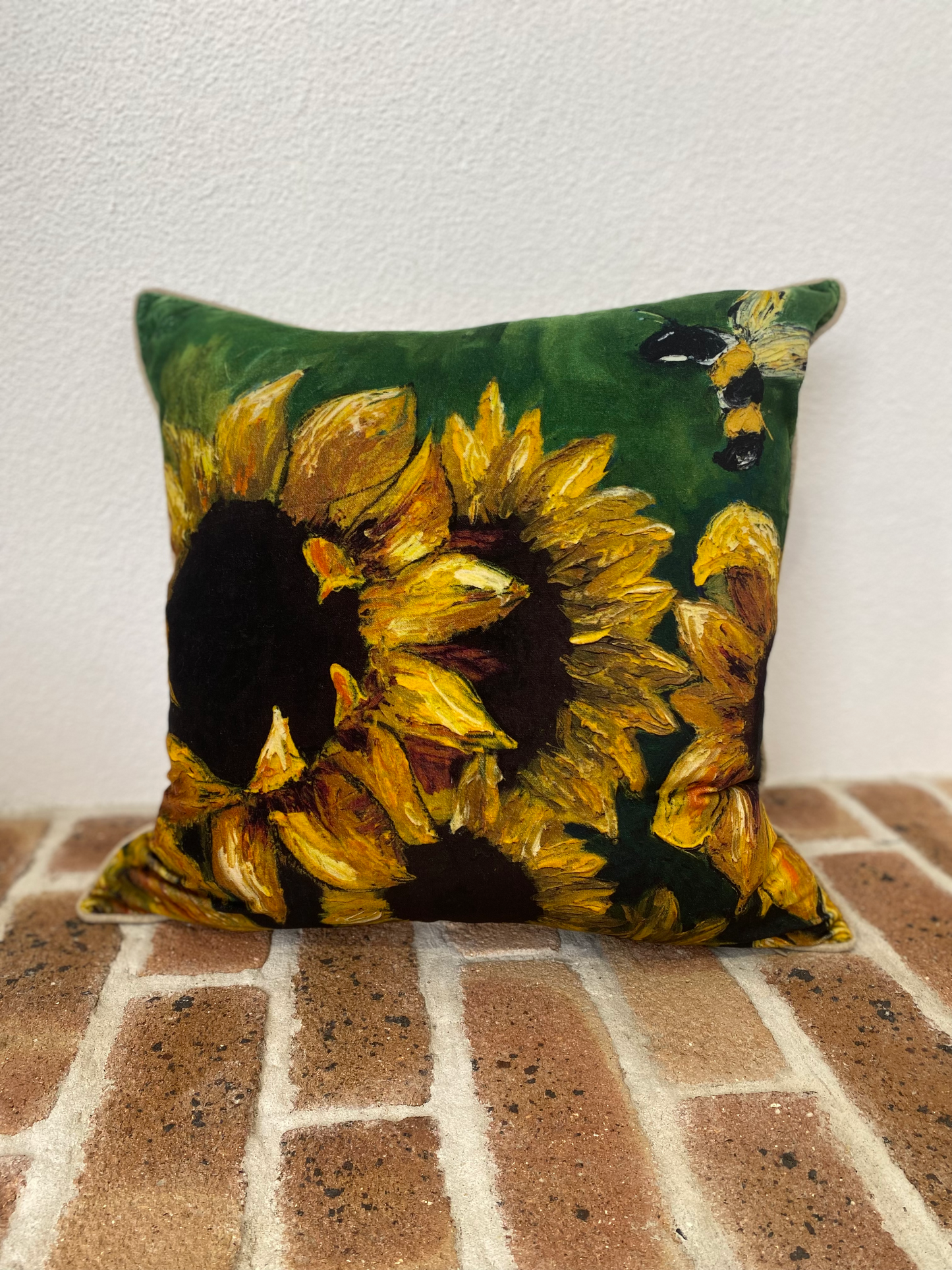 Velvet Cotton Cushion Cover - Soul Full of Sunshine