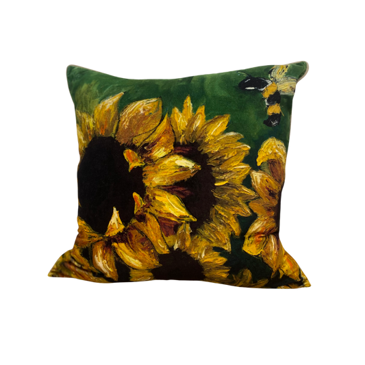 Velvet Cotton Cushion Cover - Soul Full of Sunshine